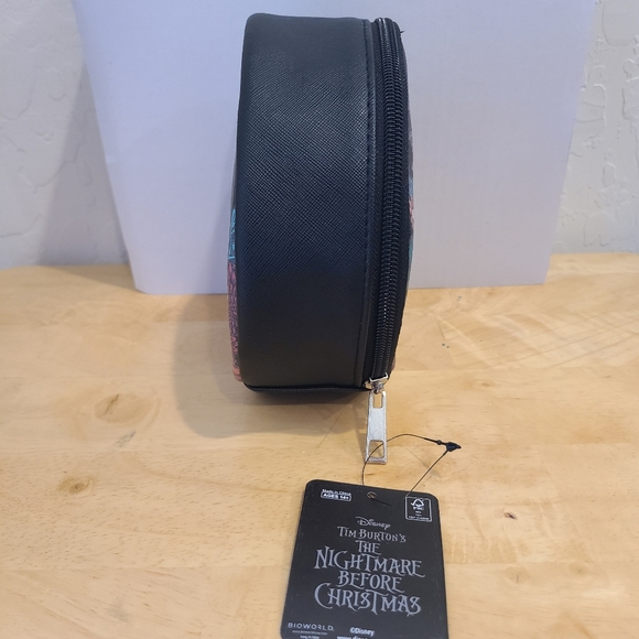 The Nightmare Before Christmas Floral Circle Makeup Bag - Picture 12 of 14